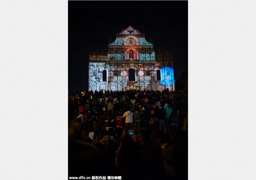 Macao Light Festival delights visitors