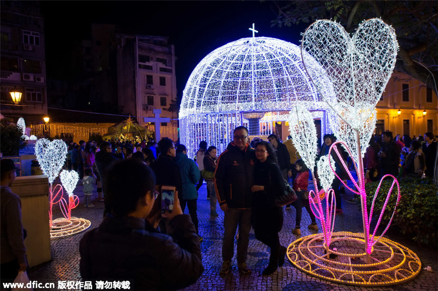 Macao Light Festival delights visitors