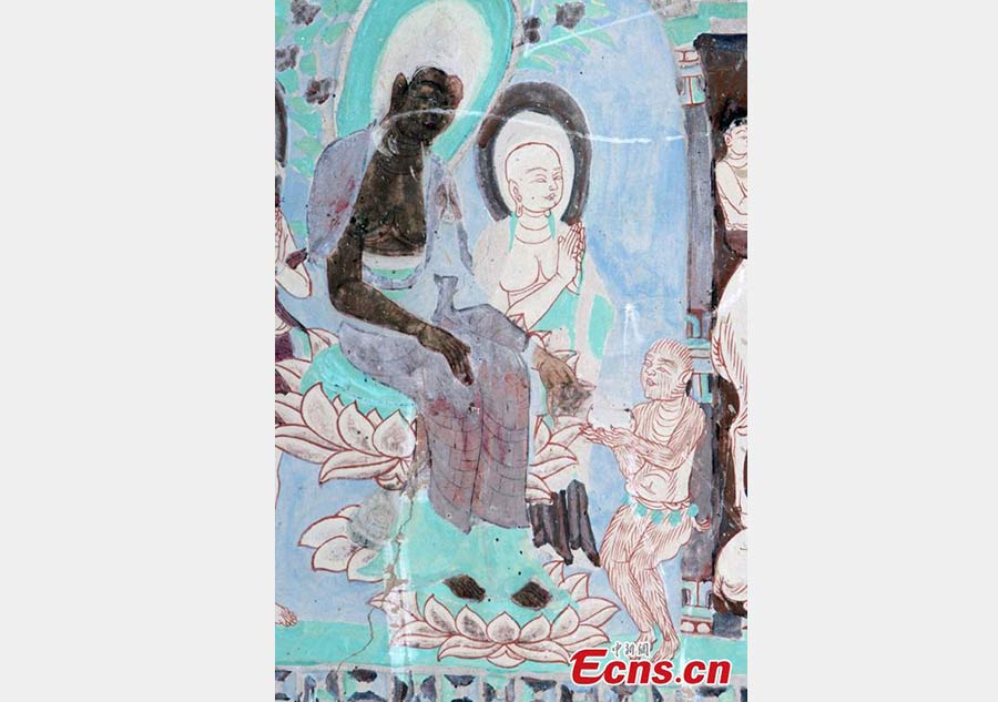 Dunhuang murals feature monkeys 1,400 years ago