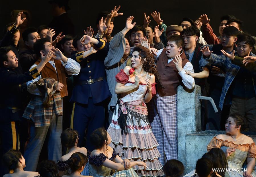 Opera <EM>Carmen</EM> staged at National Center for Performing Art in Beijing