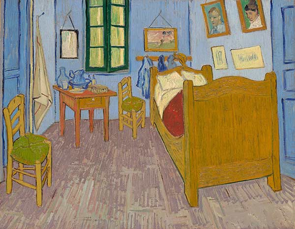 Van Gogh's<EM> Bedroom</EM> recreated for AirBnB apartment