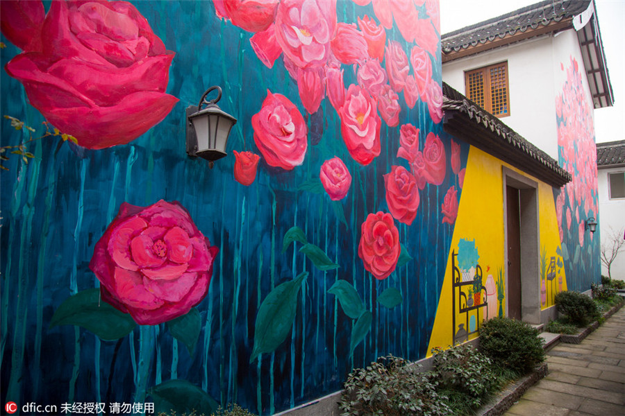 Hangzhou turns old alley into a modern love park
