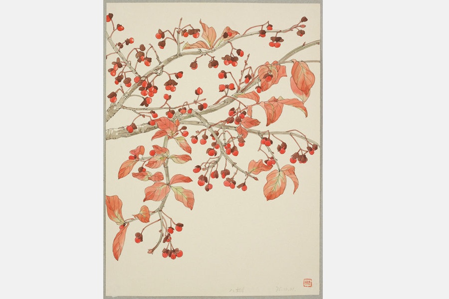 Solo exhibition: Blossom in Dunhuang