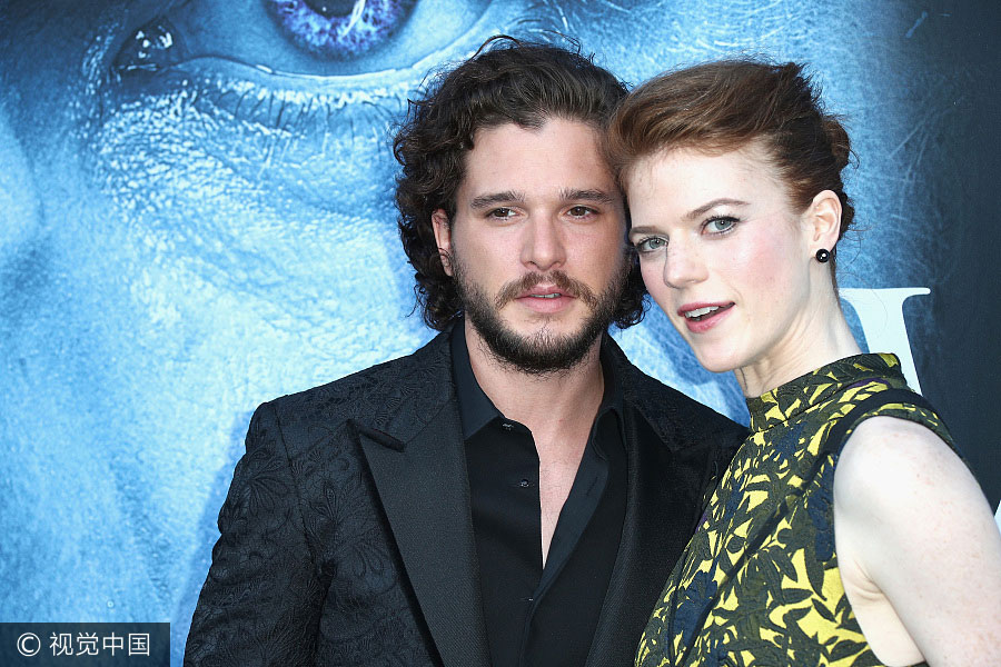 Stars dazzle at premiere of 'Game of Thrones' new season