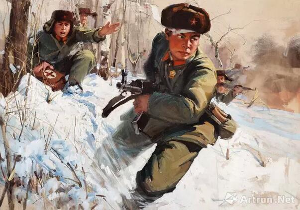 Respected Chinese soldiers portrayed in paintings