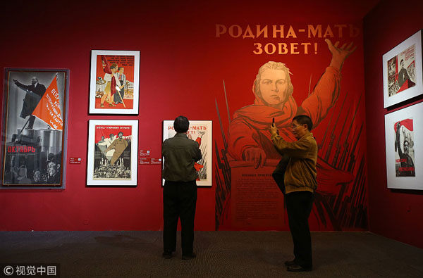Exhibits from Russia mark centenary of October Revolution