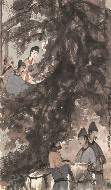 Fu Baoshi painting auctioned for nearly HK$205m