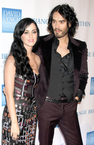 Russell Brand curbs humour for Katy Perry