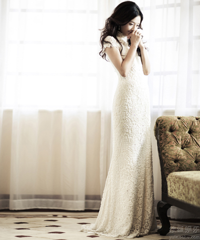 Qin Lan's bridal look