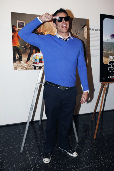 Premiere of film 'Jackass 3D' at Museum of Modern Art in NY