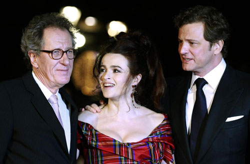 European premiere of 'The King's Speech' in London