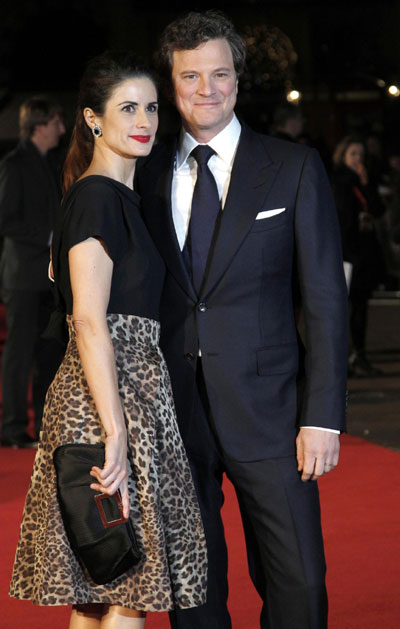 European premiere of 'The King's Speech' in London