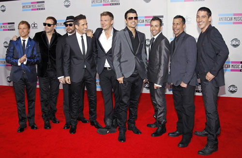 Red carpet of 2010 American Music Awards in Los Angeles