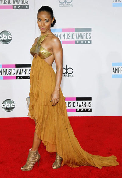 Red carpet of 2010 American Music Awards in Los Angeles