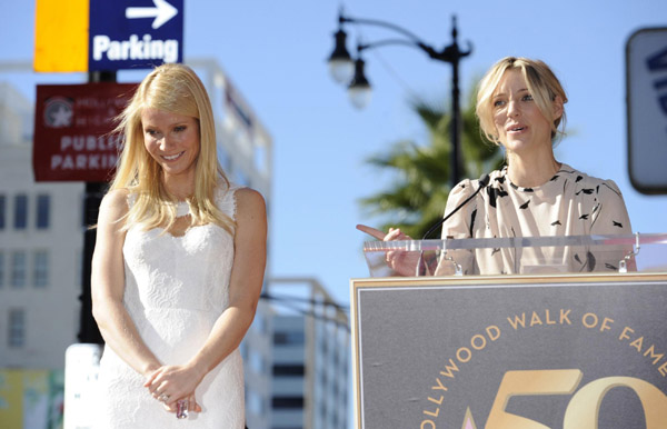 Gwyneth Paltrow receives star on Hollywood Walk of Fame