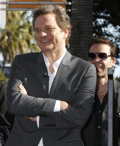 Colin Firth at ceremonies unveiling his star on Hollywood Walk of Fame in Hollywood