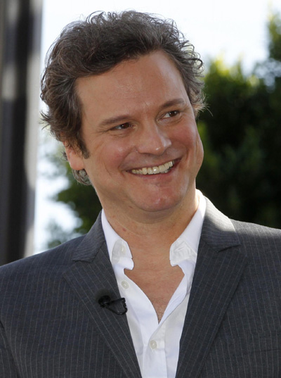 Colin Firth at ceremonies unveiling his star on Hollywood Walk of Fame in Hollywood