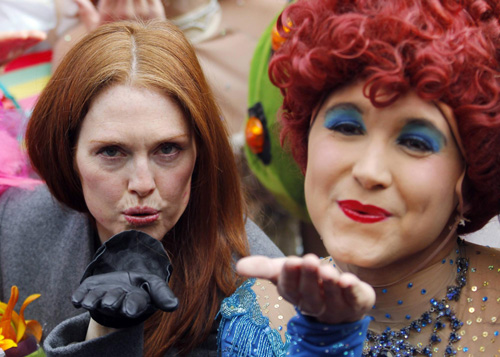 Julianne Moore honoured as 'Hasty Pudding Theatricals Woman of the Year' at Harvard University