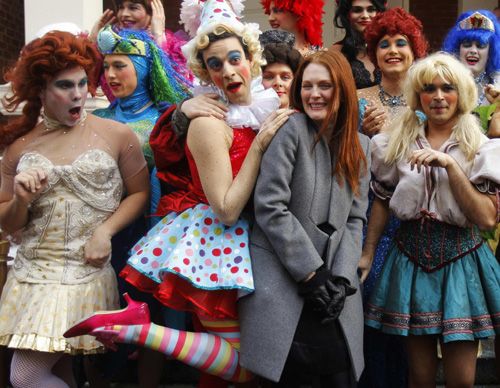 Julianne Moore honoured as 'Hasty Pudding Theatricals Woman of the Year' at Harvard University