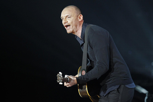 Singers perform during Victoires de la Musique French music awards