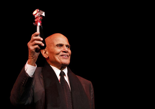 Singer Harry Belafonte receives the Berlinale camera