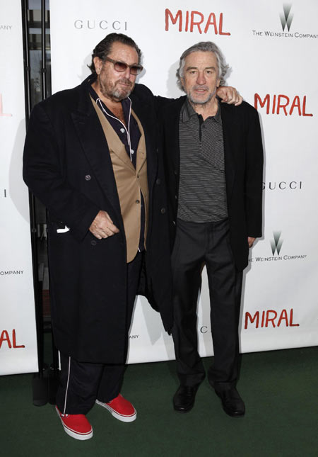 Robert De Niro ,Sean Penn and other celebs at the premiere of 'Miral'