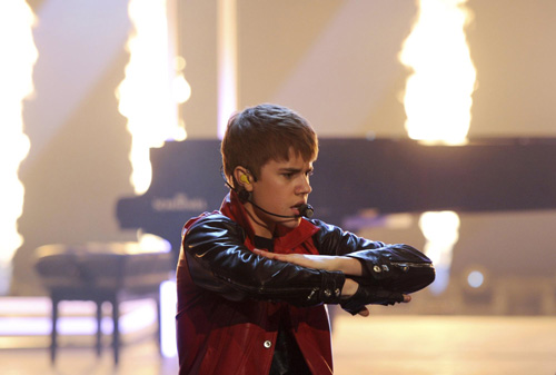 Justin Bieber at German TV game show 'Wetten Dass...?' in Augsburg