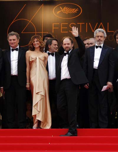 Screening of the film 'La Conquete' at the 64th Cannes Film Festival