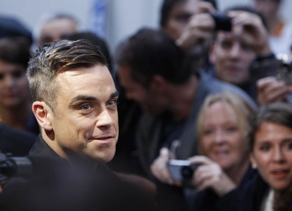 Robbie Williams at 'Cars 2' premiere