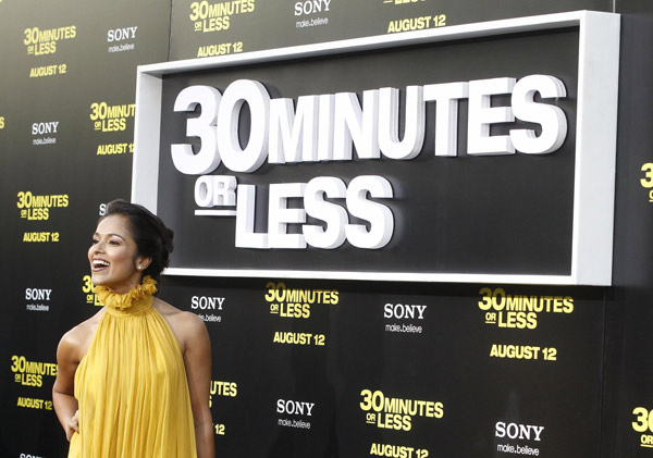 Film '30 Minutes Or Less' premieres in Hollywood
