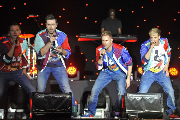 Westlife performs in Guangzhou