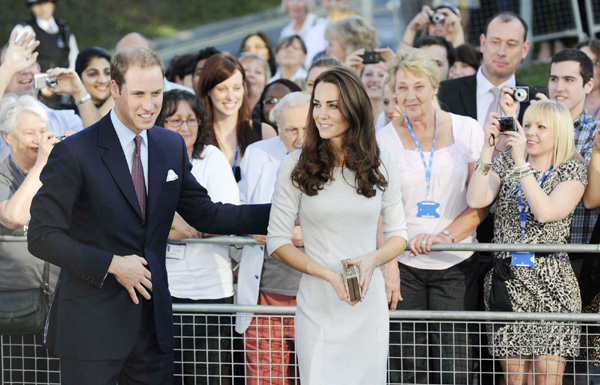 William and Kate visit Royal Marsden Hospital