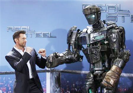 Robot flick 'Real Steel' wins weekend box office