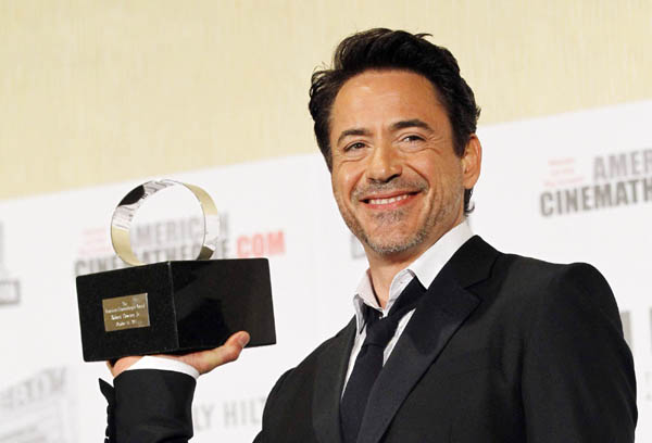 Downey Jr. attends 25th American Cinematheque Award