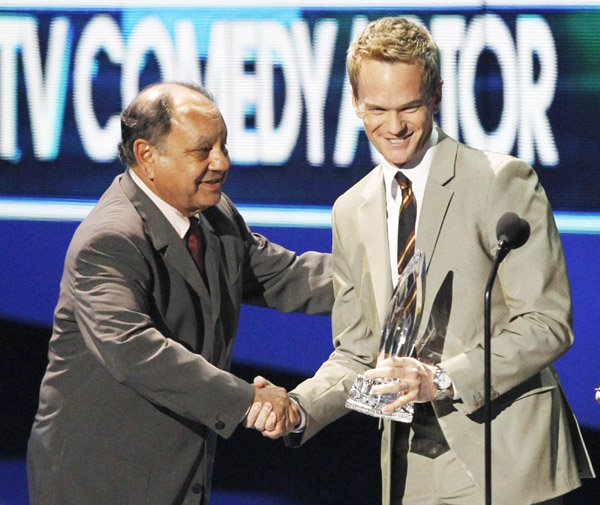 Celebrities accept awards at People's Choice Awards