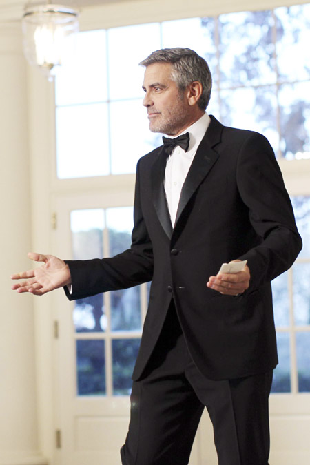 George Clooney attends State Dinner