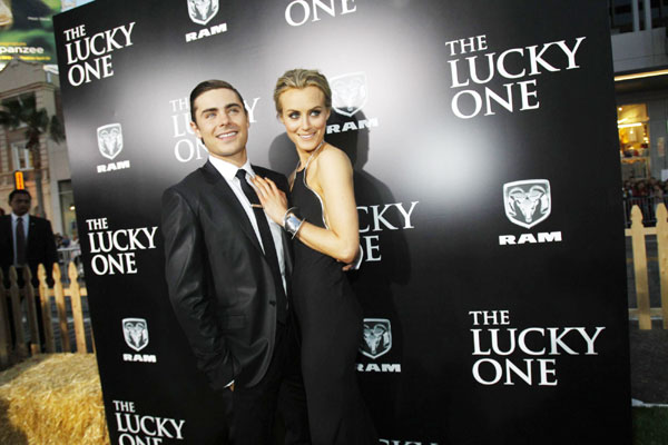 'The Lucky One' premieres in Hollywood