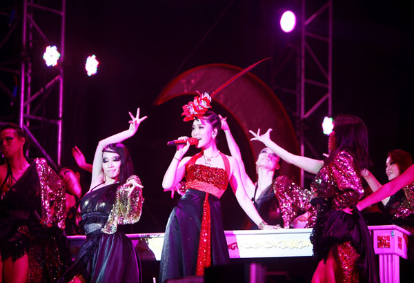 Phoenix Legend perform on stage