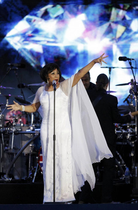 Celebrities perform at the Diamond Jubilee concert