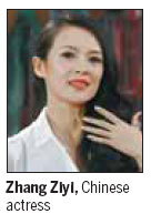 Actress Zhang Ziyi sues HK newspaper