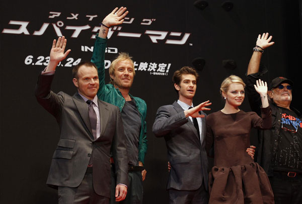 'The Amazing Spider-Man' premieres in Tokyo
