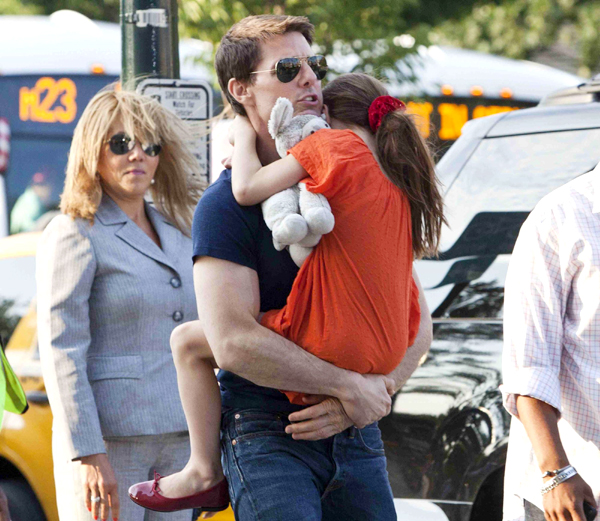 Tom Cruise and Suri reunite in New York