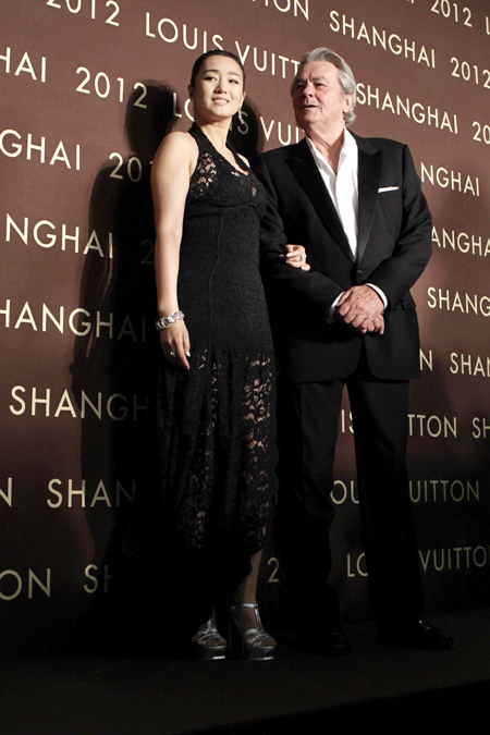 Gong Li attends opening ceremony for Louis Vuitton