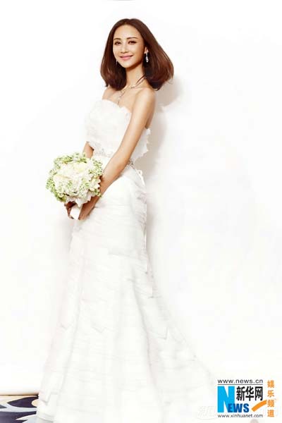 Zhang Xinyi covers Modern Bride magazine