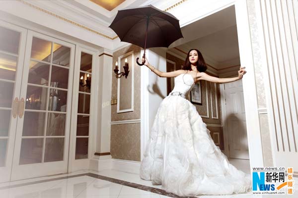 Zhang Xinyi covers Modern Bride magazine