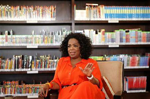 Oprah tops Forbes' high-paid celeb list