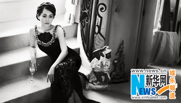 Elegant Chinese actress Xu Qing