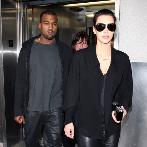 Kim Kardashian househunting with Kanye