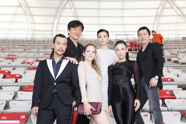 Jackie Chan donates film to Olympic stadium