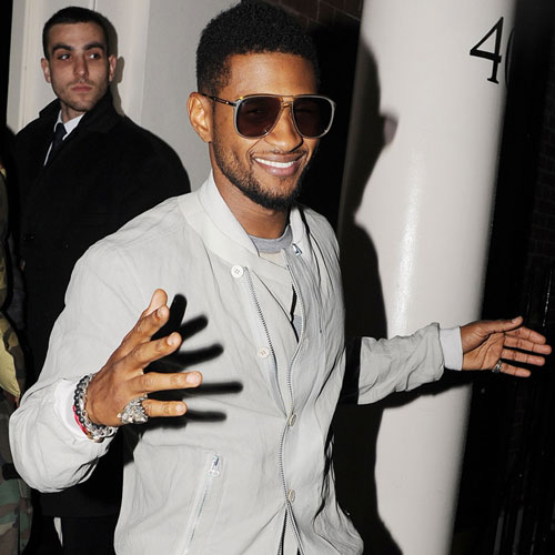 Usher celebrates birthday with Cruise